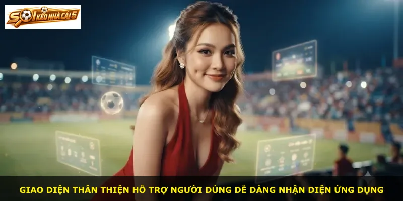 Giao diện thân thiện hỗ trợ người dùng dễ dàng nhận diện ứng dụng