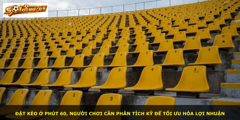 Đặt kèo ở phút 60, người chơi cần phân tích kỹ để tối ưu hóa lợi nhuận