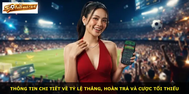 Thông tin chi tiết về tỷ lệ thắng, hoàn trả và cược tối thiểu
