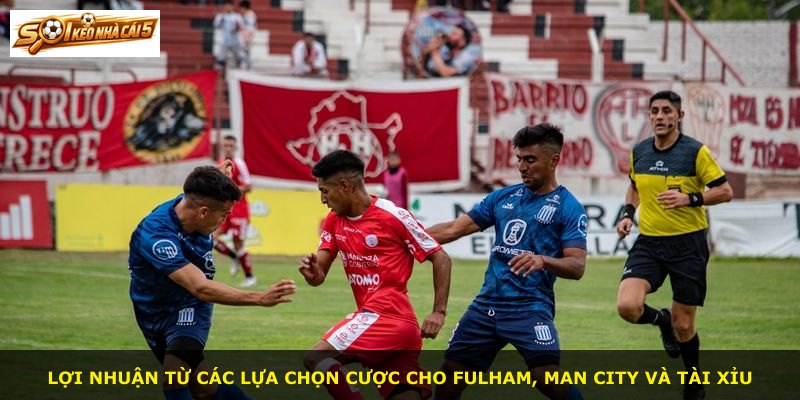Lợi nhuận từ các lựa chọn cược cho Fulham, Man City và Tài Xỉu